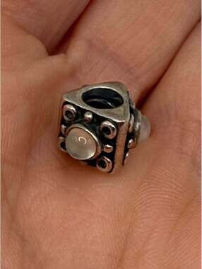 Pandora Triangle Moonstone Charm (Model 790217MS)